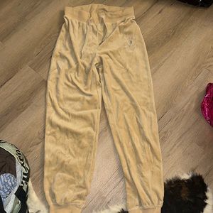 Juicy Couture X F21 tan sweatpants